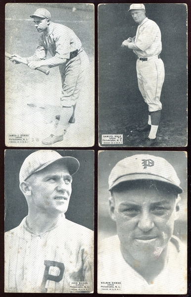 1925 Exhibits Philadelphia As & Phillies Lot of 4