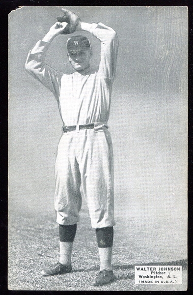 1925 Exhibits Walter Johnson Washington Senators