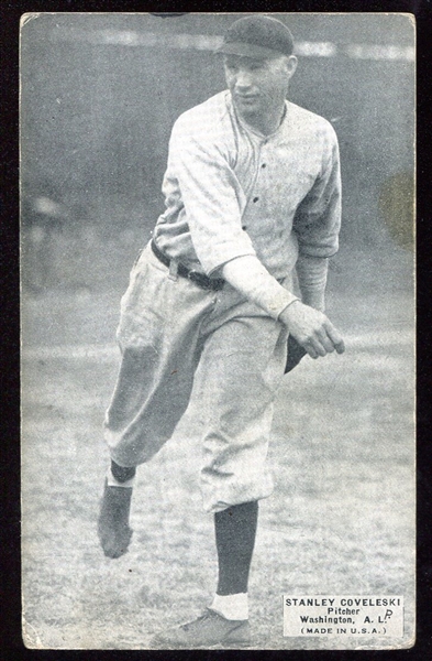 1925 Exhibits Coveleski Washington Senators