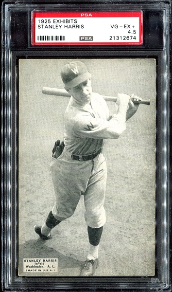 1925 Exhibits Harris Washington PSA 4.5