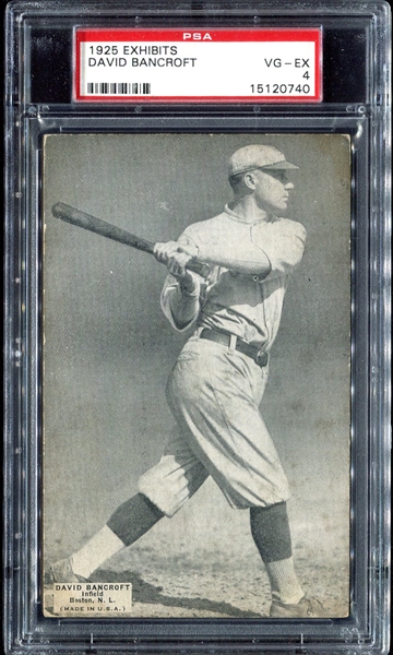 1925 Exhibits Bancroft Boston PSA 4