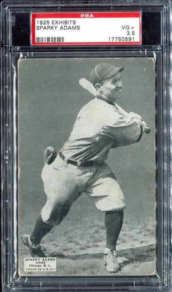 1925 Exhibits Adams Chicago Cubs PSA 3.5