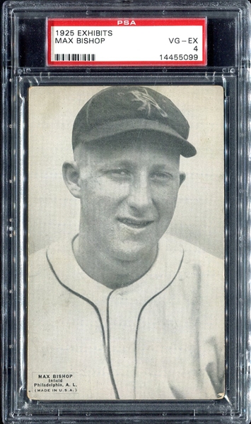 1925 Exhibits Bishop Philadelphia As PSA 4