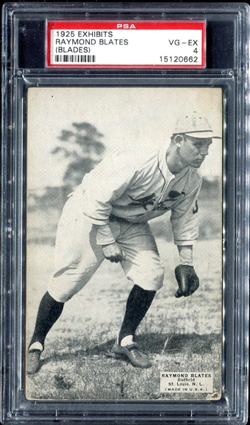 1925 Exhibits Blates(Blades) St. Louis Cardinals PSA 4
