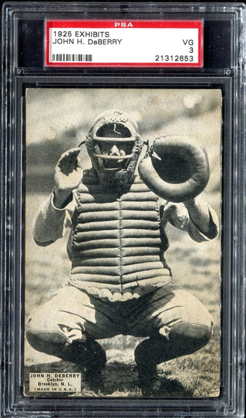 1925 Exhibits DeBerry Brooklyn PSA 3