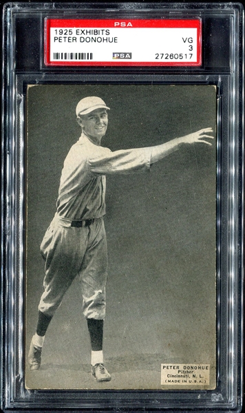 1925 Exhibits Donohue Cincinnati PSA 3