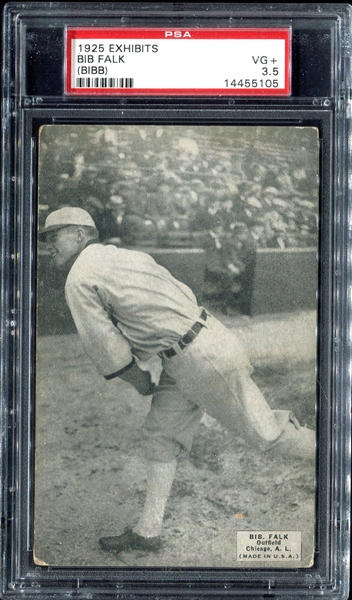 1925 Exhibits Falk Chicago White Sox PSA 3.5