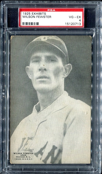 1925 Exhibits Fewster Cleveland PSA 4