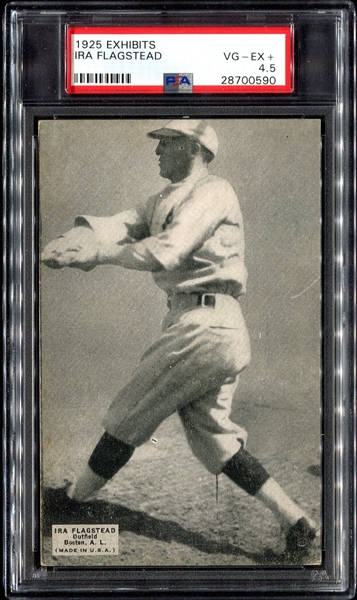 1925 Exhibits Flagstead Boston Red Sox PSA 4.5