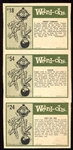 1966 Fleer Weird-Ohs Strip of 3