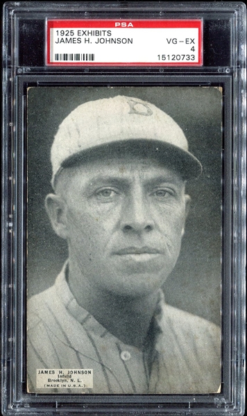 1925 Exhibits Johnson Brooklyn PSA 4
