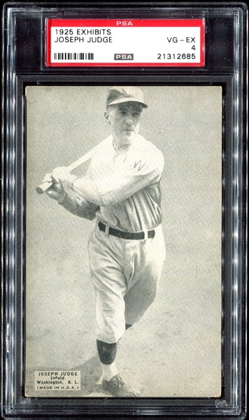 1925 Exhibits Judge Washington PSA 4
