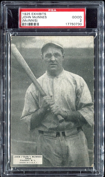 1925 Exhibits McInnes Cincinnati PSA 2