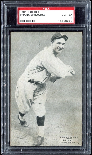 1925 Exhibits ORourke Detroit PSA 4