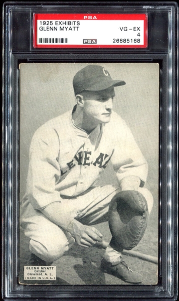 1925 Exhibits Myatt Cleveland PSA 4