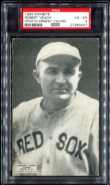 1925 Exhibits Veach Boston Red Sox PSA 4