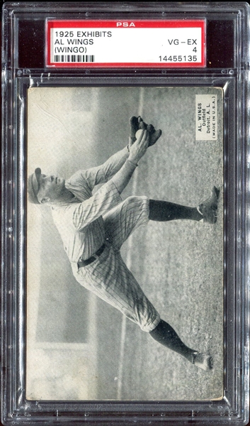 1925 Exhibits Wingo Detroit PSA 4