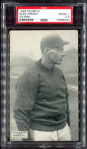 1925 Exhibits Wright Pittsburgh PSA 2.5