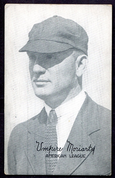 1922 Exhibits Moriarty American League Umpire