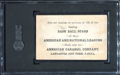 E121 1922 American Caramel R. Meusel SGC 1.5
