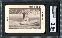 1913 WG6 Tom Barker Runner Sliding Ty Cobb SGC 2.5