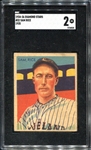 1934-36 Diamond Stars #32 Sam Rice SGC 2