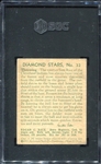 1934-36 Diamond Stars #32 Sam Rice SGC 2