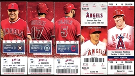 24 Unused California Angels Tickets 2013-2019