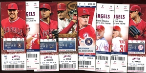24 Unused California Angels Tickets 2013-2019