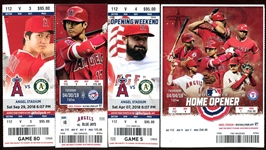24 Unused California Angels Tickets 2013-2019