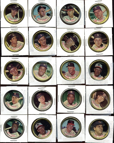 1964 & 1971 Topps Coins Lot of 45 Assorted