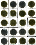 1964 & 1971 Topps Coins Lot of 45 Assorted