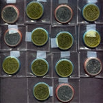 1964 & 1971 Topps Coins Lot of 45 Assorted