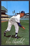 1962 Don Drysdale Los Angeles Dodgers Plastichrome Post Card
