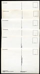 1979-83 Coral-Lee Football Post Cards 6 HOFers