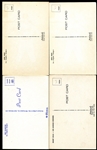1960's Los Angeles Dodgers Plastichrome & Dexter Press Postcards
