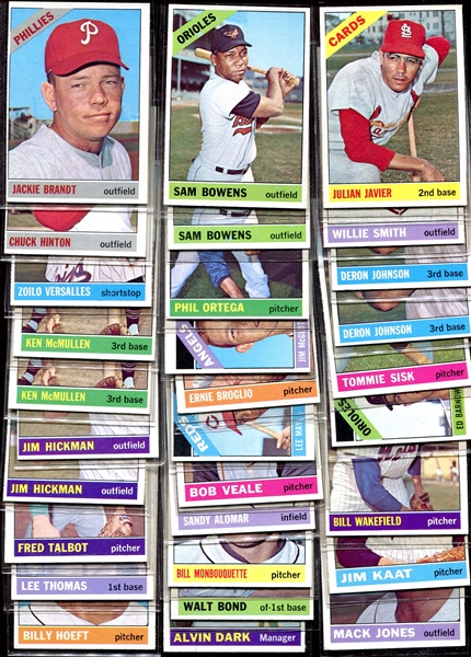 1966 Topps 5th Series Lot of 30 Assorted EX-NRMT