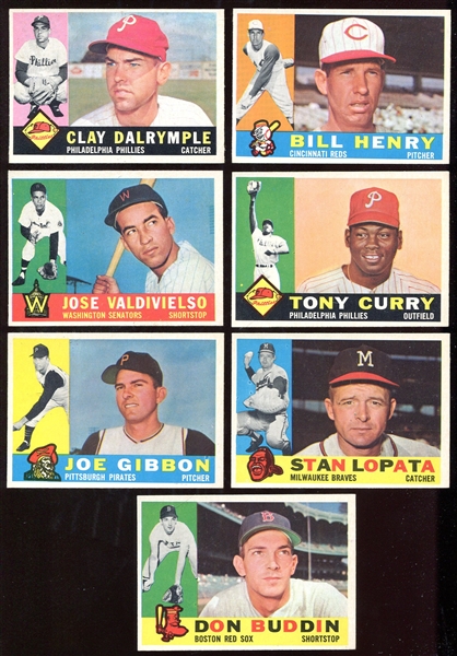 1960 Topps 7 High Number Cards