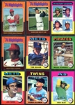 1975 Topps 28 HOFers & Listed Cards