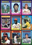1975 Topps 28 HOFers & Listed Cards
