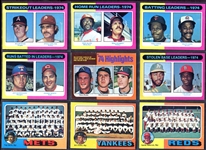 1975 Topps 28 HOFers & Listed Cards
