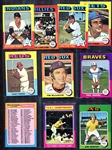 1975 Topps Mini's Lot of 66 w/HOFers & Listed Cards