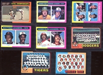1975 Topps Mini's Lot of 66 w/HOFers & Listed Cards