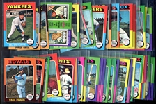 1975 Topps Mini's Lot of 66 w/HOFers & Listed Cards