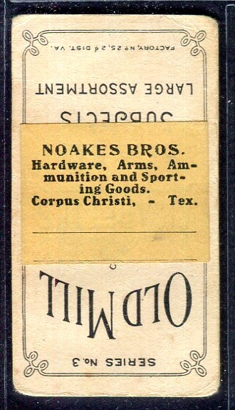 T210 Francis Fort Worth Series 3 w/Period Ad On Back
