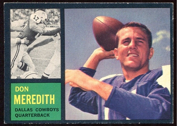 1962 Topps #39 Don Meredith SP