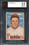 1951 Bowman #3 Robin Roberts BVG 5.5