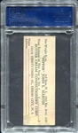 1933 Butter Cream Pepper Martin PSA 2