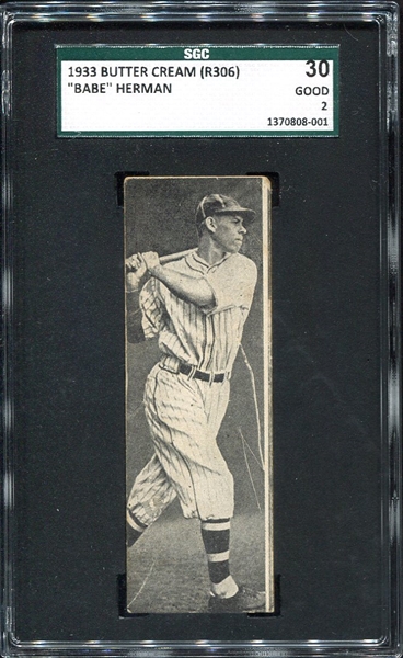 1933 Butter Cream Babe Herman SGC 2
