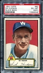 1952 Topps #60 Sid Hudson PSA 6 ST